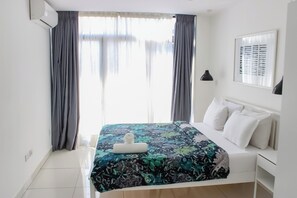 华丽公寓, 花园景观 | 遮光窗帘、熨斗/熨衣板、免费 WiFi