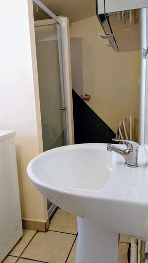 Shower, hair dryer, towels - La Ferme de Liévin, jardin, wifi, 6pers (Liévin)