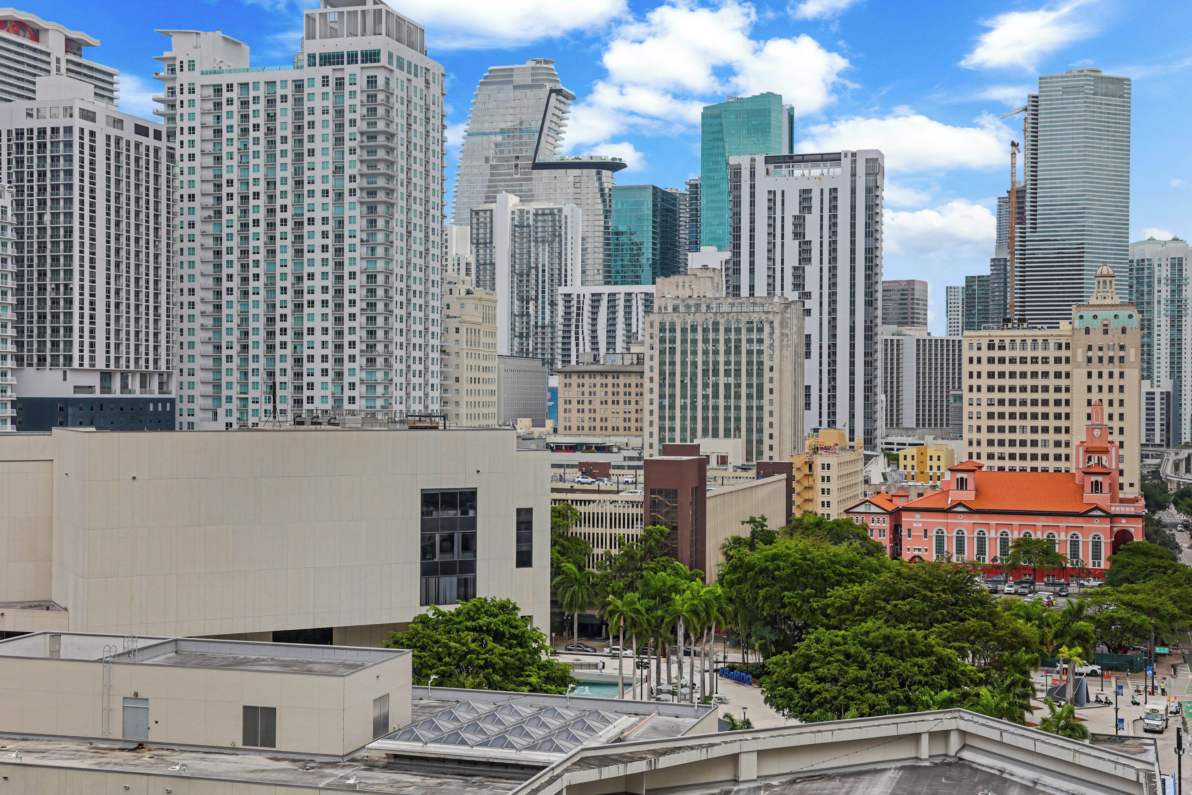 Pemandangan balkon