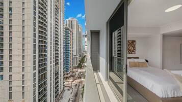 Appartement, vue ville | Balcon