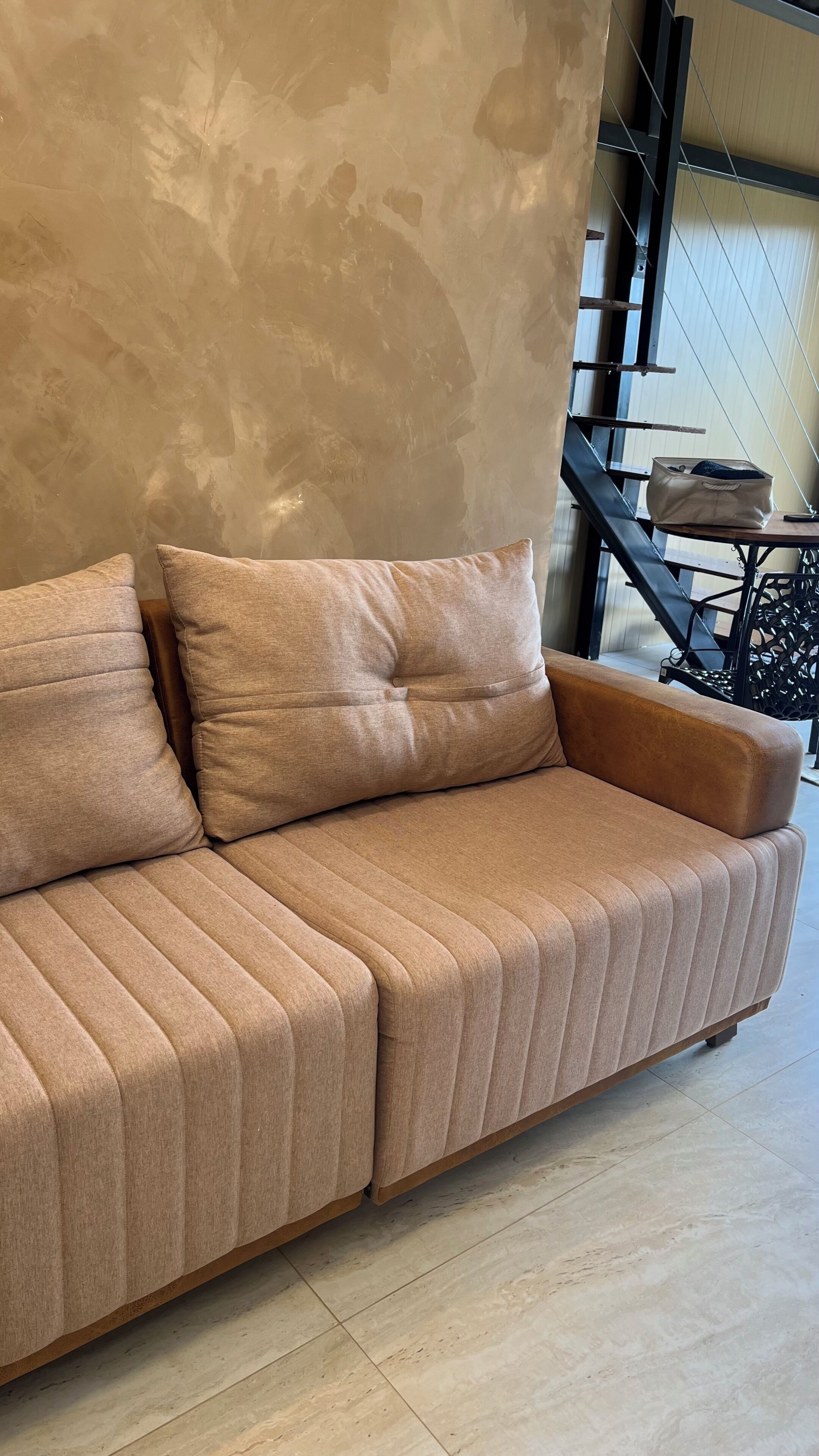 Cabane Luxe, vue montagne | Coin séjour