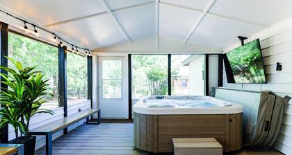 Hot Tub, Pool Table, Ping-Pong, Private Playground, Fire Pit, Library, Play Room