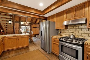 Cabin, Multiple Beds, Patio | Private kitchen - 2605-crystal Pines (Big Bear Lake)