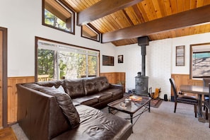 Cabin, Multiple Beds, Hot Tub | Living area - 2655 - Highland Hideout (Big Bear Lake)
