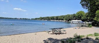 Quaint Cottage near West Lake Okoboji boat ramp and beach.
