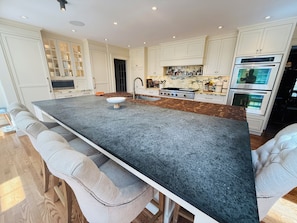 Private kitchen - FIFA! Luxury, private custom home w/ indoor hoops, sauna, close to stadium (Sherborn)