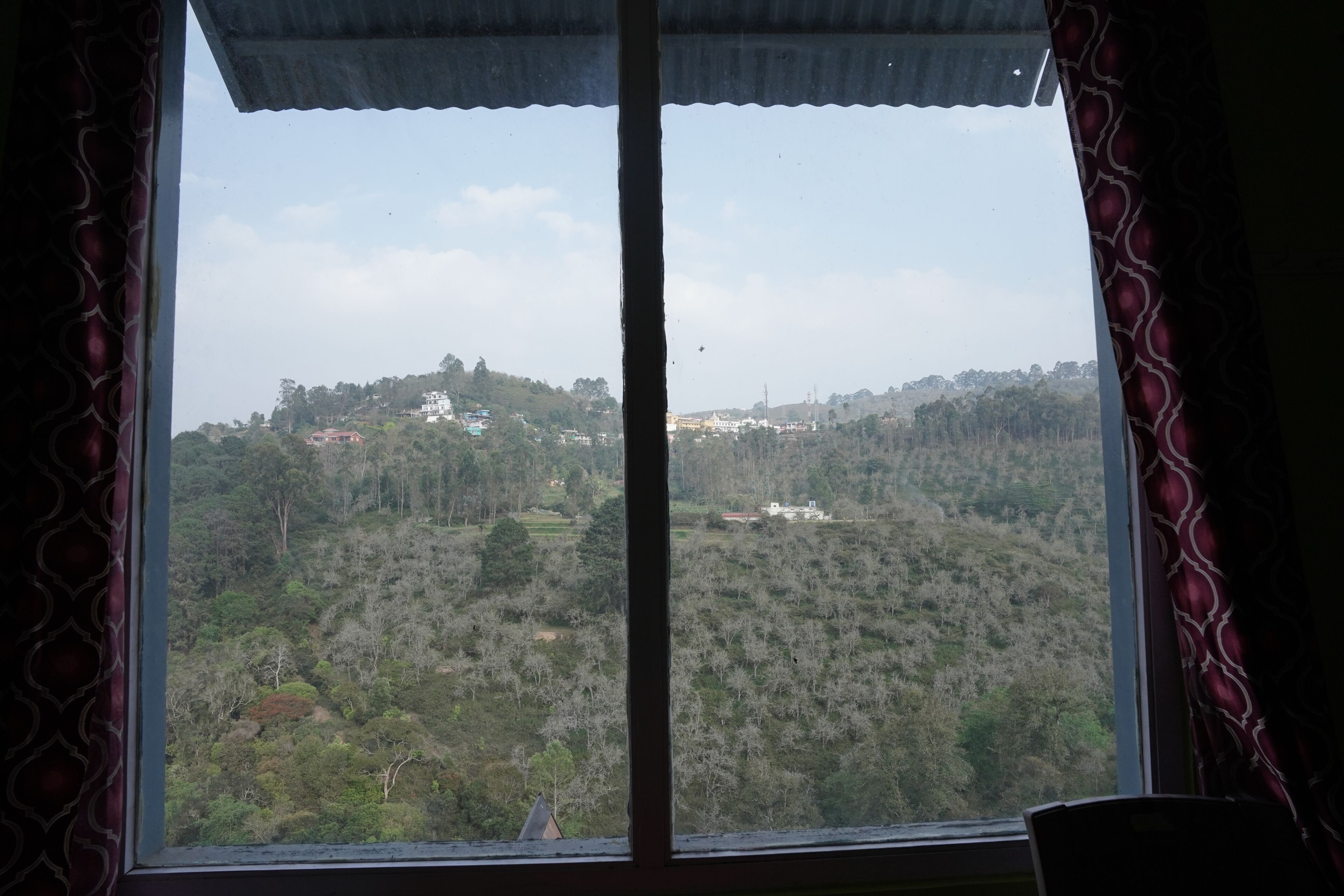 Chambre familiale, vue sur la montagne | Aire de séjour