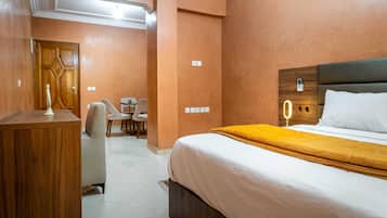 Comfort appartement, balkon, uitzicht op stad