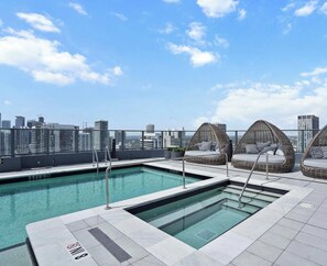 Outdoor pool - High-Rise Balcony with Skyline Views & Pool (Miami)