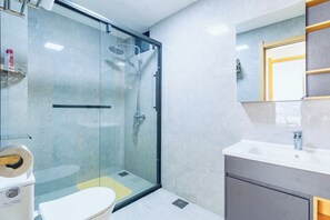 Duplex luxo, vista para a cidade | Banheiro