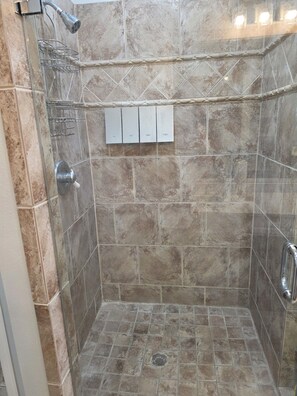 Jetted bath, hair dryer, bidet, towels - Downtown Skyline View (Houston)