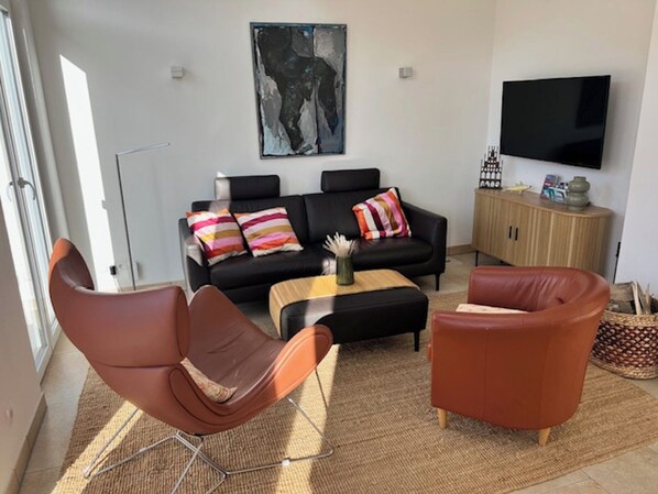 Living area - Wind & Waves - Holiday home An in Lauterbach / Rügen near the water (Putbus)