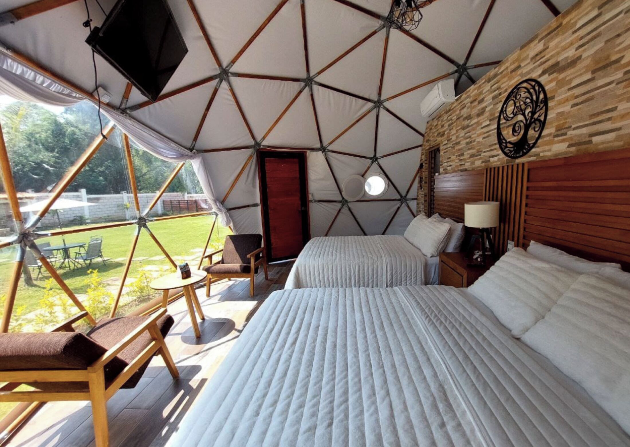 Cabaña de lujo, lanai, vista a la alberca