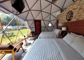 Cabaña de lujo, lanai, vista a la alberca