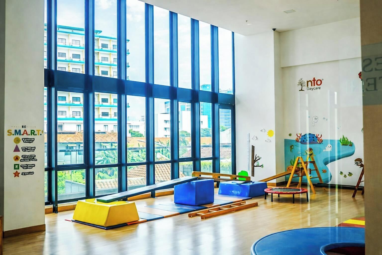 Zona de jocs infantil: coberta