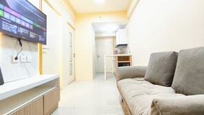 Standard Apartment | Living room - Serene 2Br For 3 Pax At Tanglin Supermall Mansion Apartment (Surabaya)