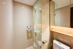Standard Studio | Bathroom - Cool Japandi Studio At Apartment Transpark Bintaro (South Tangerang)