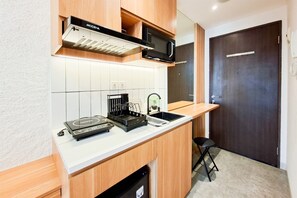 Interior - Cool Japandi Studio At Apartment Transpark Bintaro (South Tangerang)