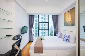 Iron/ironing board - Chic And Roomy 2Br Space At Apartment Casa Grande Residence (Jakarta)