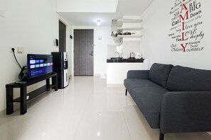 Standard Apartment | Living room - Homey And Roomy 2Br At Apartment Serpong Garden (Cisauk)