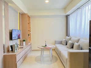Living room - Comfortable And Good 2Br Space At Apartment Meikarta (Cikarang)