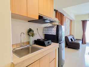 Standard Apartment | Private kitchen - Good Space And Restful 2Br At Apartment Meikarta (Cikarang)