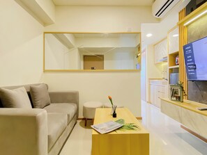 Standard Apartment | Living room - Practical 2Br For 3 Pax At Meikarta Apartment (Cikarang)