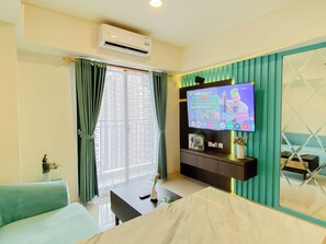 Interior - Comfy And Nice Cyan 2Br At Apartemen Meikarta District 1 (Cikarang)