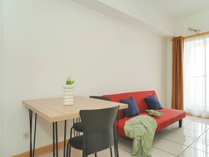 Standard Apartment | Dining room - 3 Pax Cheerful 2Br At M-Town Residence (Gading Serpong)