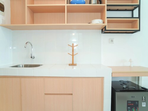 Cozy White Studio For 2 Pax At Tokyo Riverside Pik 2 Apartment