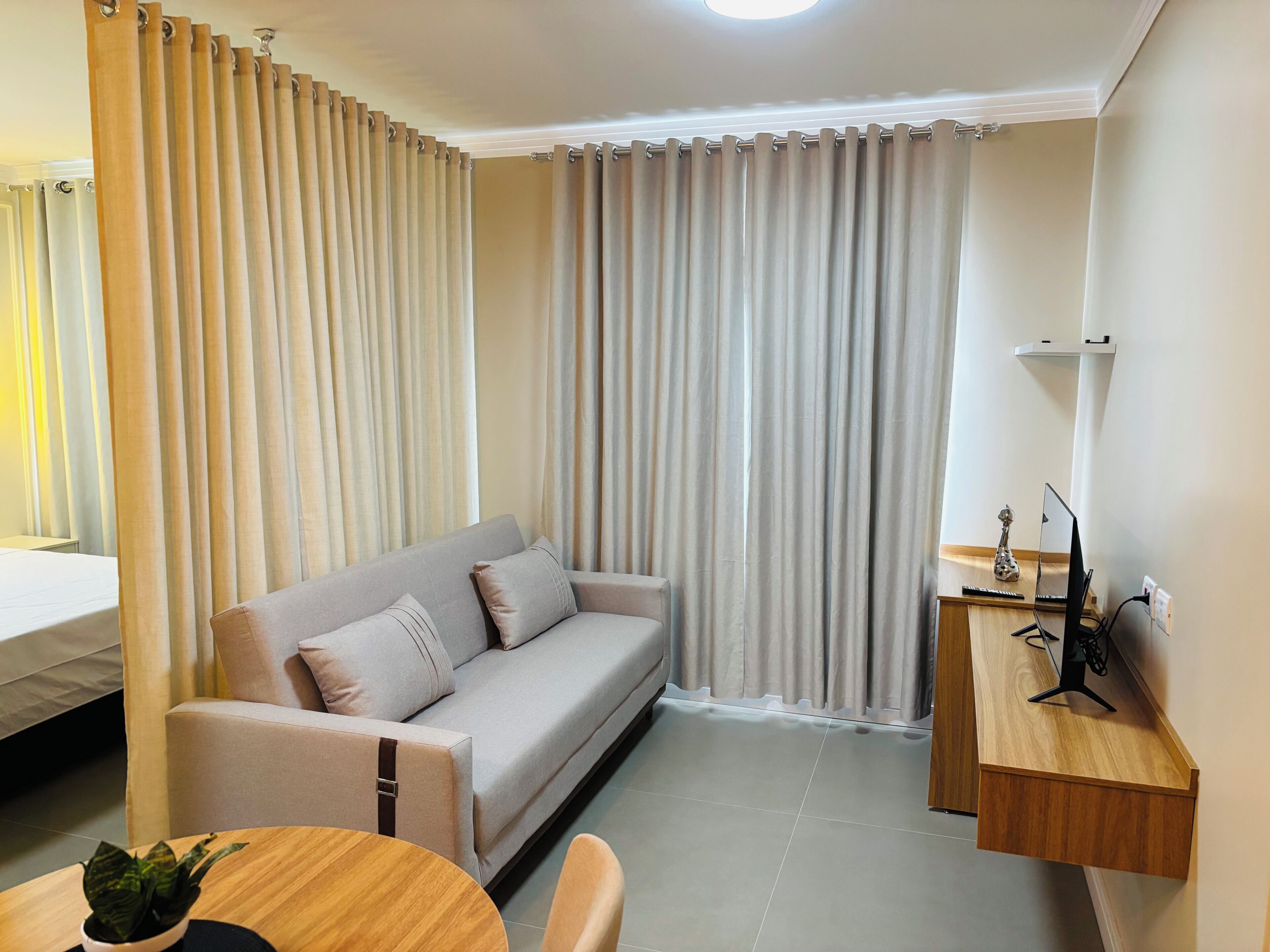 1 bedroom, iron/ironing board, Internet, bed sheets