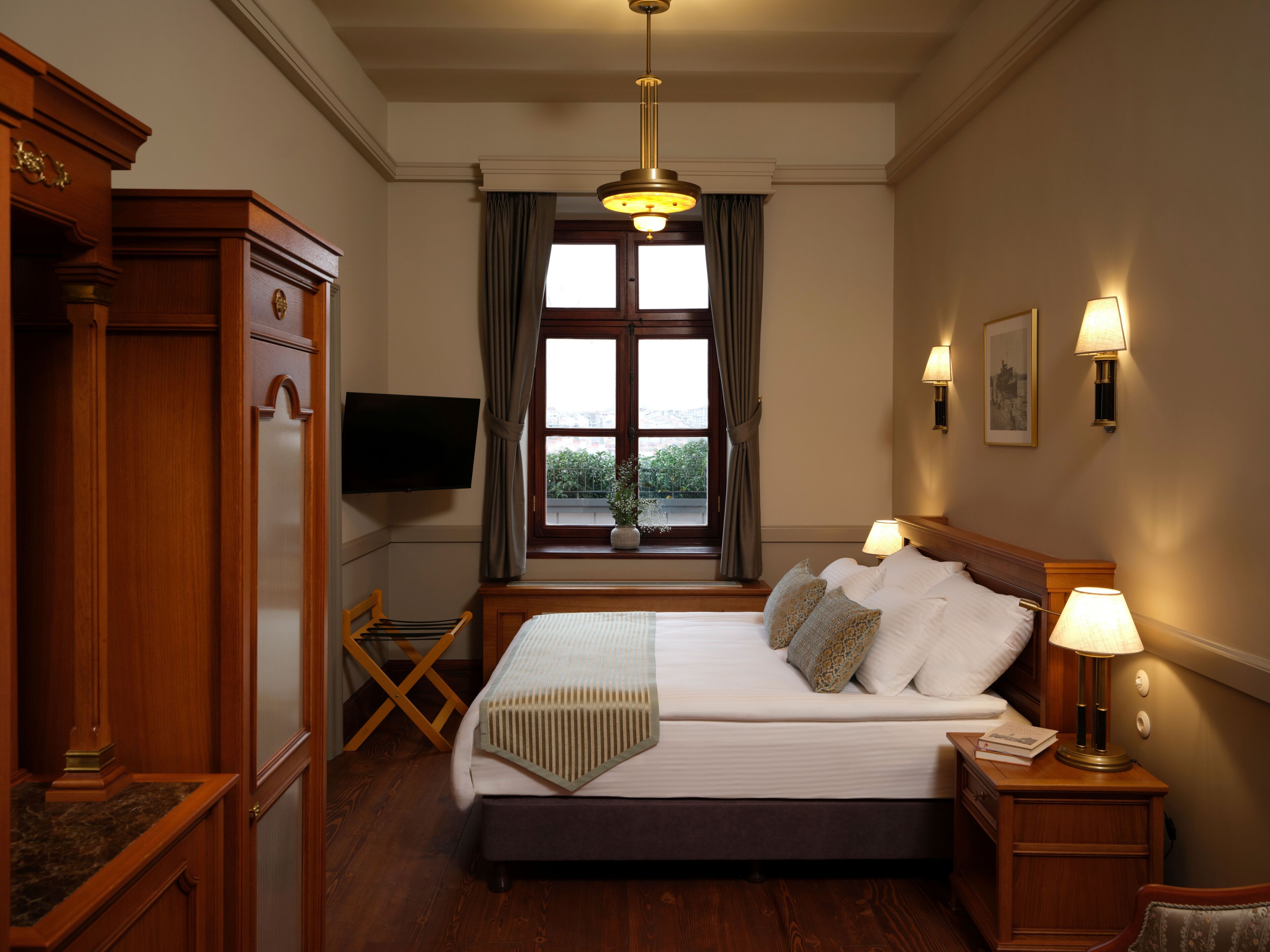 Quarto standard, vista para a cidade