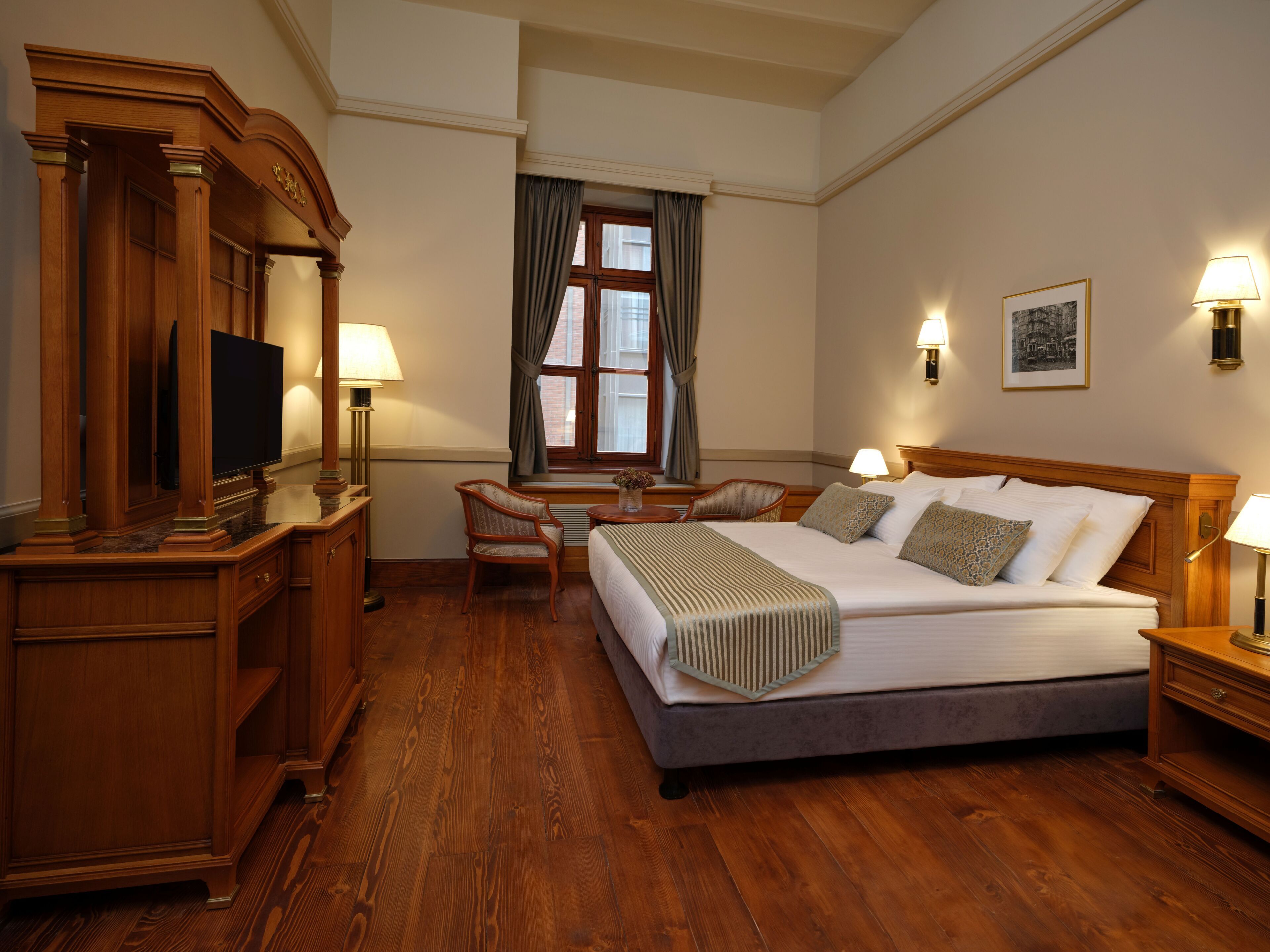 Quarto superior, vista para a cidade