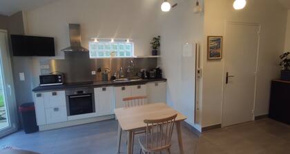 Les deux rivages, maison au centre du Cotentin, avec jacuzzi 2pers.