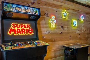 Games room - New Listing! Hot Tub, Arcade, Close 2 Parkway! (Pigeon Forge)