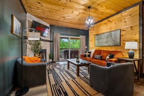 Smart TV, chimenea y videojuegos 