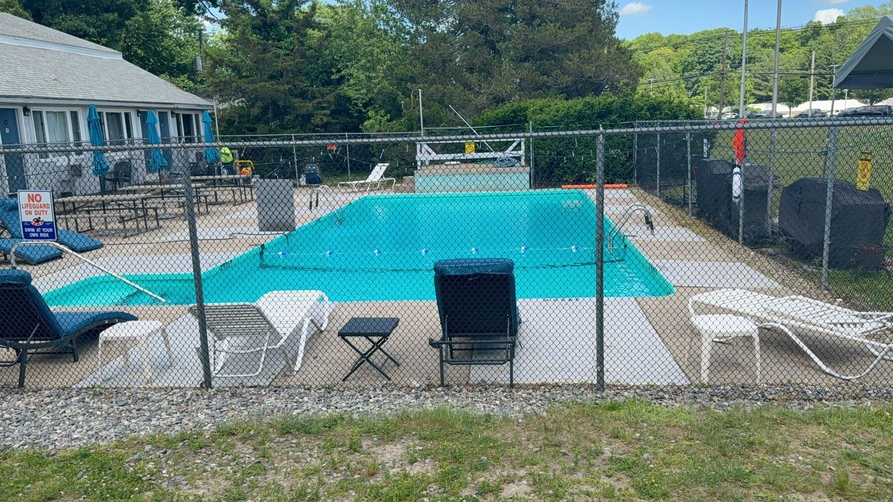 Seasonal outdoor pool