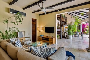Villa, Multiple Beds, Pool Access, Ocean View (Casa Ciclamor) | Living area - Spectacular Hillside Villa With Pool, Incredible Views, Private Chef, & Staff (Puerto Vallarta)