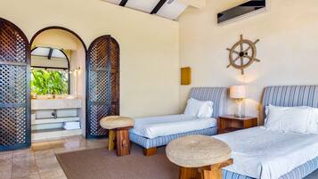 Vila, Beberapa Tempat Tidur, akses ke kolam renang, pemandangan samudra (Casa Ciclamor) | Spa