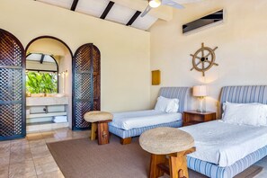 Villa, varias camas, acceso a la alberca, vista al océano (Casa Ciclamor) | Spa