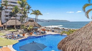 Pool - Peaceful Oceanview Studio - Costa Sur Estudio 10 (Puerto Vallarta)