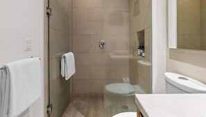 Apartment, 1 King Bed with Sofa bed, Jetted Tub, Pool View (Zenith 503) | Bathroom - Amazing 1 BR Condo in Romantic Zone - Rooftop Pool (Puerto Vallarta)
