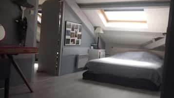 4 slaapkamers, een strijkplank/strijkijzer, wifi, beddengoed