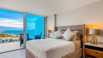 Condo, Multiple Beds, Pool Access, Ocean View (Maritima Playa 9M) | 4 bedrooms, individually decorated, individually furnished, bed sheets