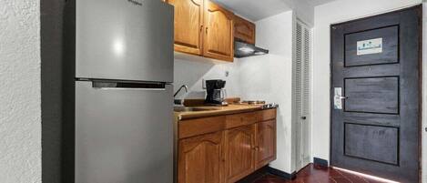 Studio, 1 trÚs grand lit et 1 canapé-lit, balcon, vue océan (Costa Sur Estudio 8) | Cuisine privée