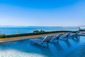 Beach/ocean view - Relaxing Hillside Retreat Near Town With Rooftop Pool & Spacious Interior (Puerto Vallarta)