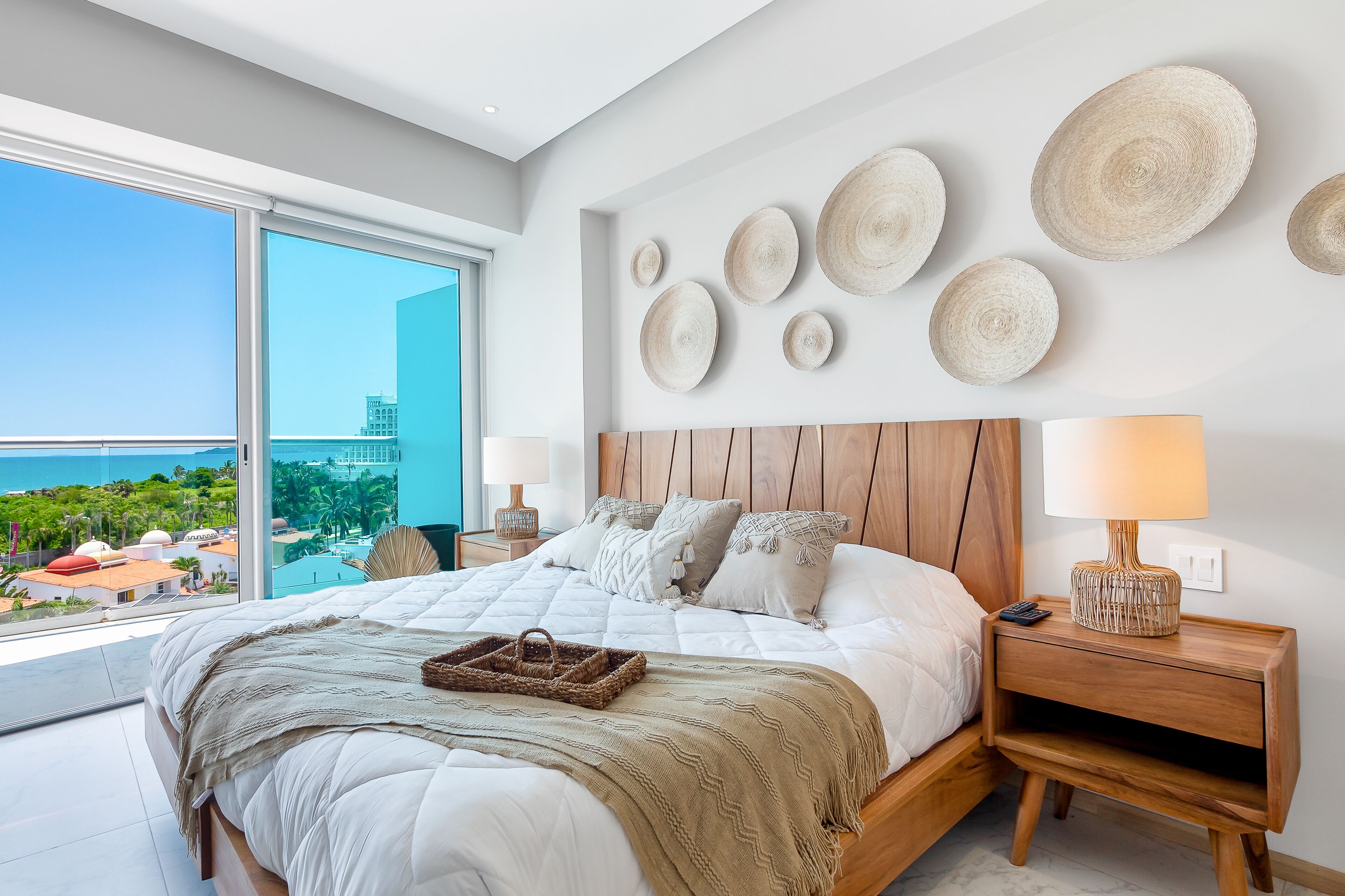 Appartement, meerdere bedden, toegang tot zwembad, uitzicht op oceaan (Marítima Golf # 4B) | 2 slaapkamers, individueel gedecoreerd, individueel gemeubileerd