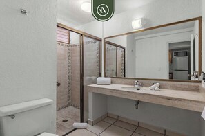 Studio, 1 King Bed with Sofa bed, Balcony, Ocean View (Costa Sur Estudio 7) | Bathroom - Peaceful Oceanview- Costa Sur Estudio 7 (Puerto Vallarta)