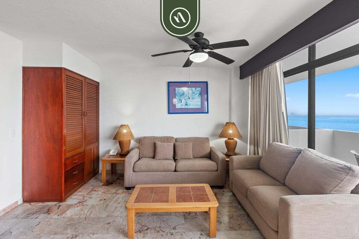 Condo, 1 King Bed with Sofa bed, Balcony, Ocean View (Costa Sur Suite 2) | Living area