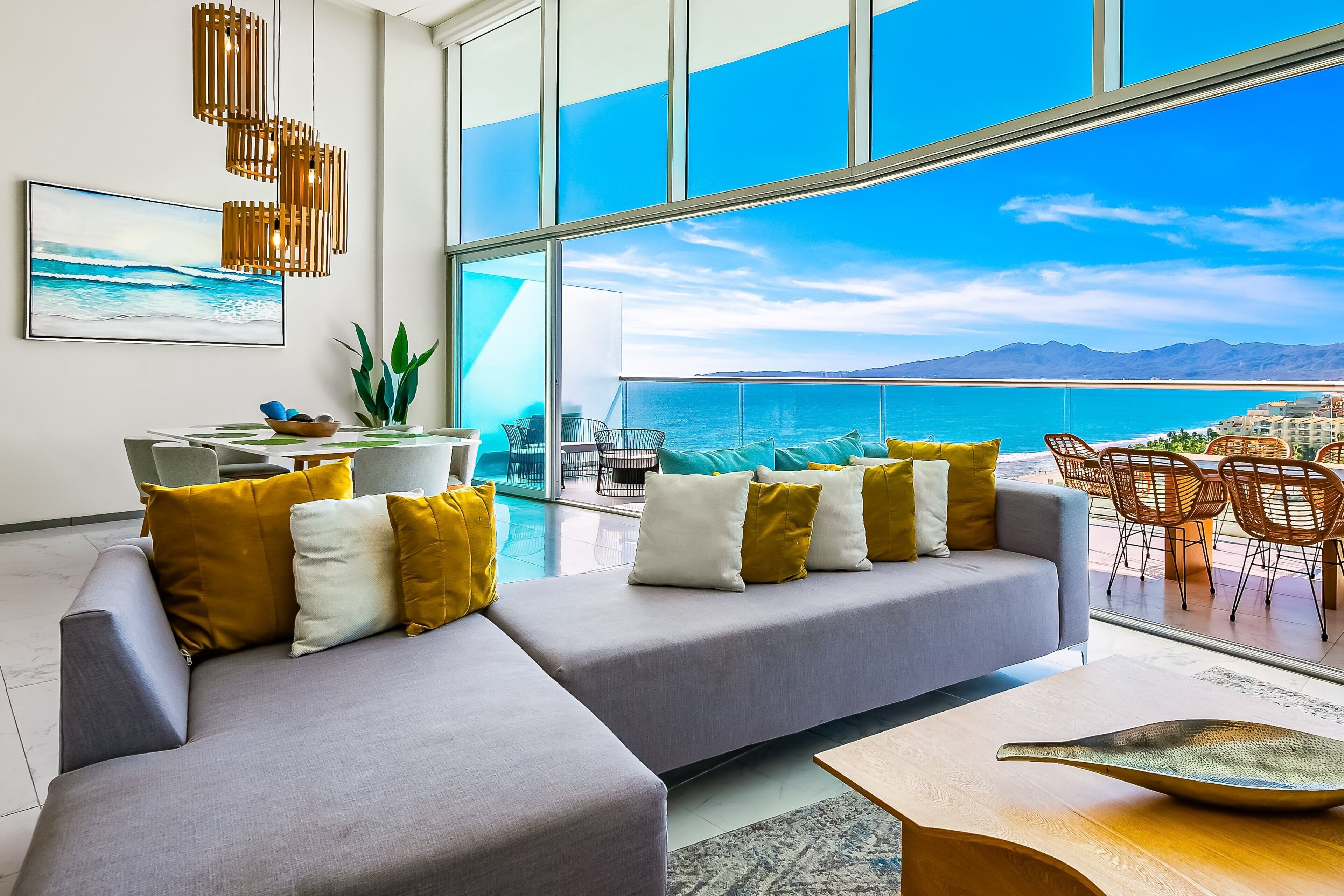 Condo, Multiple Beds, Pool Access, Ocean View (Ocean Vista Oasis at Maritima Playa) | Living area